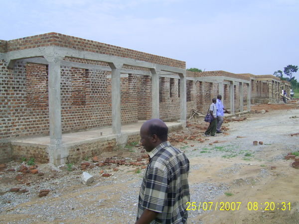 Remmie Mufumba at Orphanage Site
