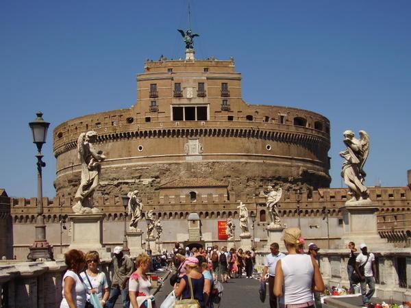 Bridge of Angels and Castel Sant'Angelo at the end