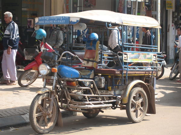 The local mode of transport, Vietiane