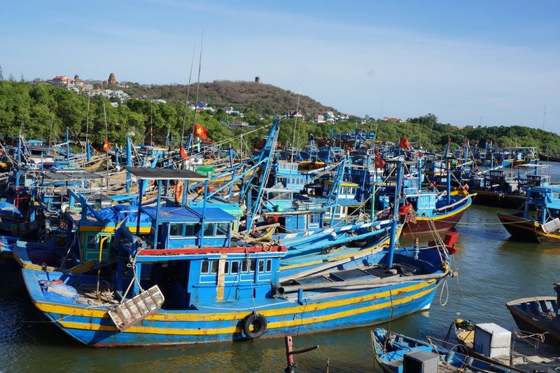 Fishing boats at Phan Thiet