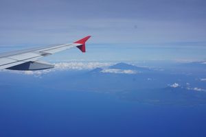 Flying to Bali