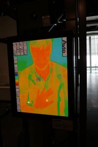 George's thermal image, toasty warm