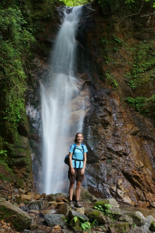 Kathryn & waterfall! 