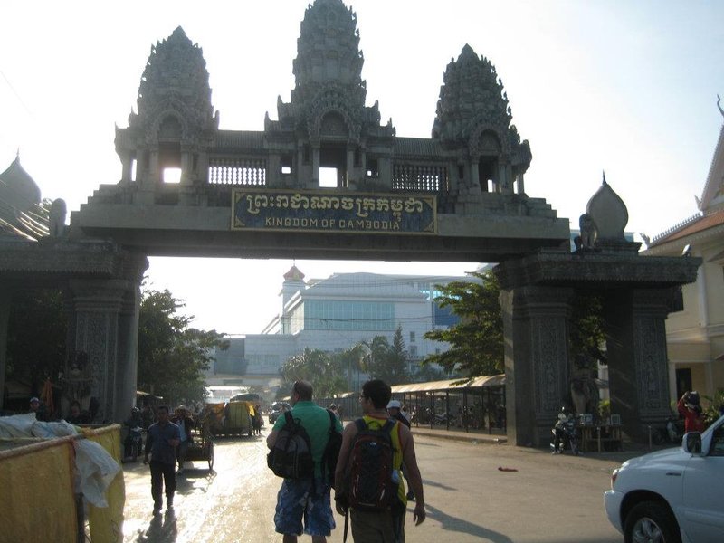 Entering the Kingdom of Cambodia
