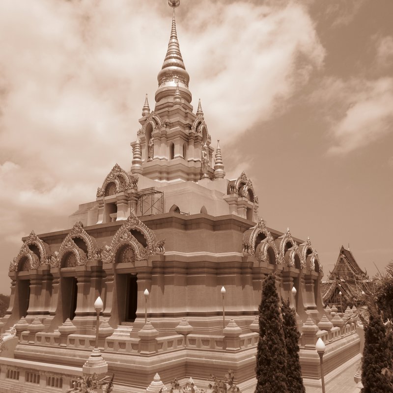 Temple on top of Doi Mae Salong