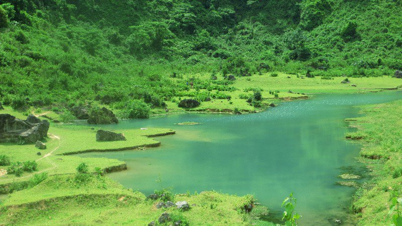 Lagoon inside the National Park