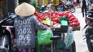 Dragon-fruit Vendor - HCMC