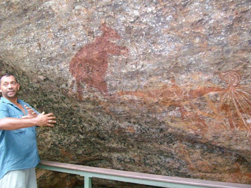 Aborigine Malerei im Kakadu