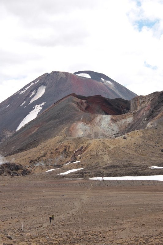 Volcanic peaks at Tongariro National Park