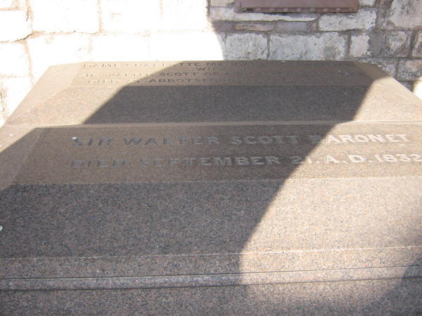 Sir Walter Scott's burial