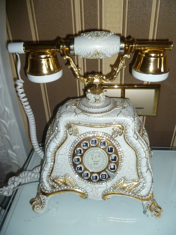 the hotel phone!