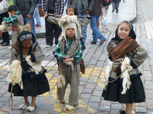 Kid's festive day in Cusco