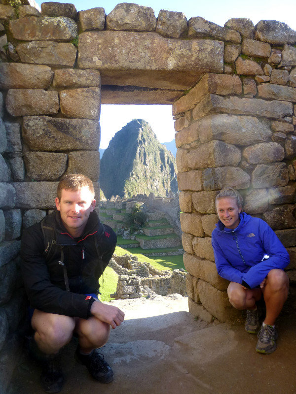 cheeky shot of Huayna Picchu