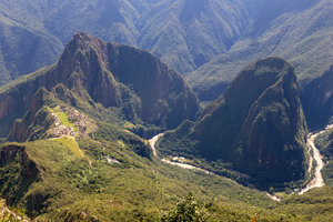 The amazing view of Machu Picchu