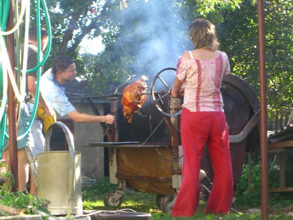 The pork removal process