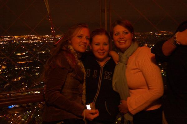 at the top of the eiffel tower