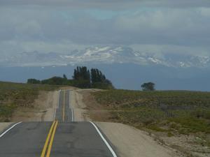 The road to San Martin de Los Andes