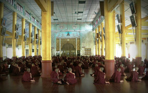 monks in myanmar