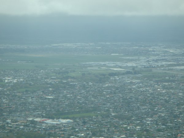 Low cloud over Christchurch