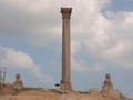 Pompey's Pillar and two cute little sphinxes