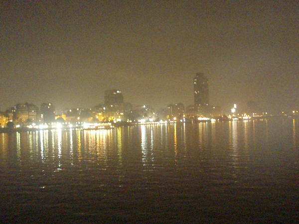 Cairo, and the Nile, by night