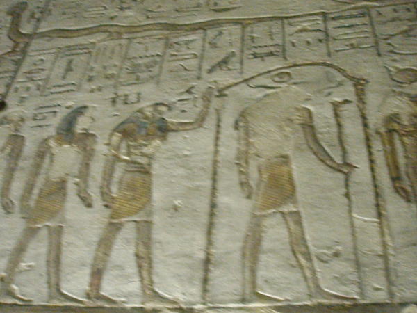 Pictures from inside Ramses III tomb