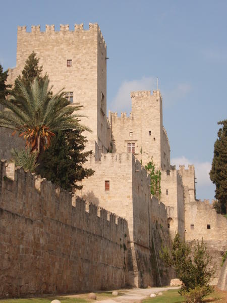 The walls and fortifications