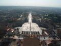 St Peter's Square from up in the Cupola