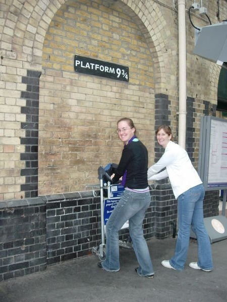Platform 9 & 3/4 at Kings Cross Station.
