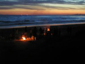 Bonfire at the beach