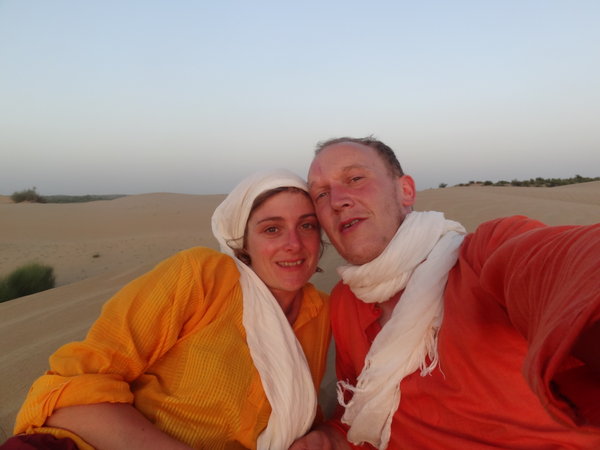Us in the Thar desert