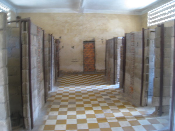 Cells in S21 prison