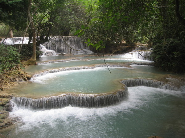 Kuang Si waterfalls near Luang Prabang
