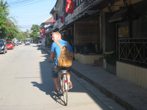 Cycling around Luang Prabang