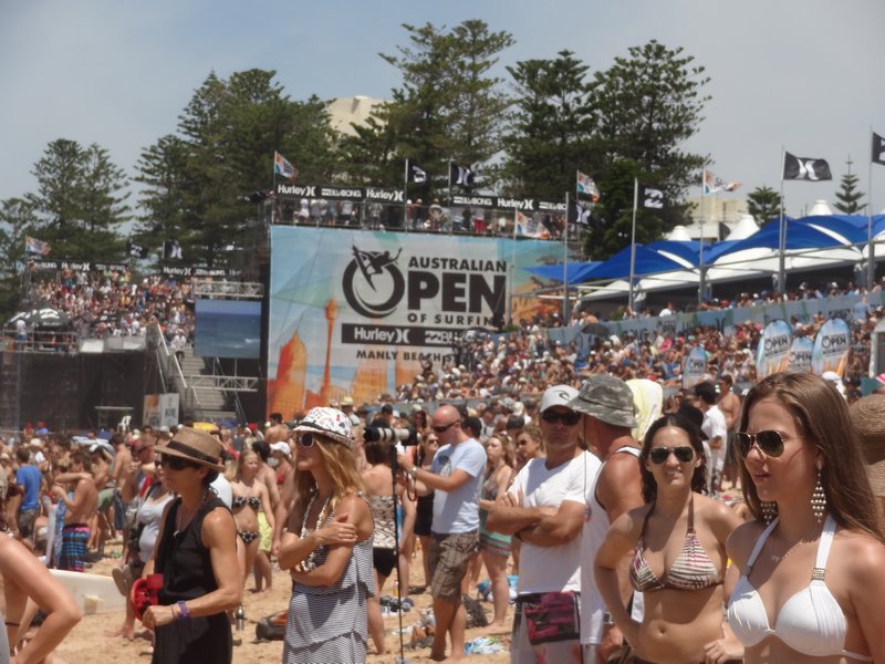 At the Australian Open of Surfing