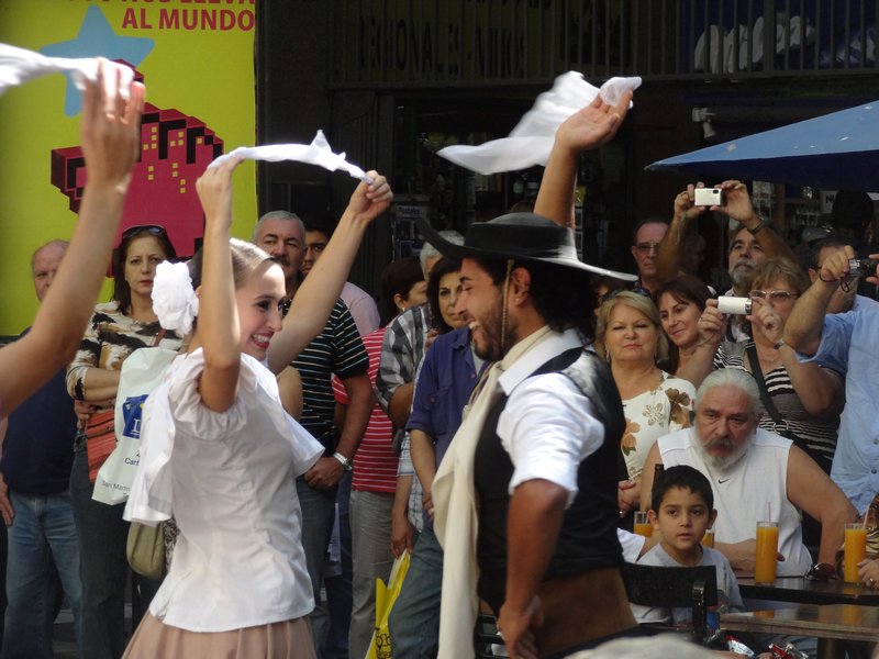 Folk dancing in Argentina (Mendoza)