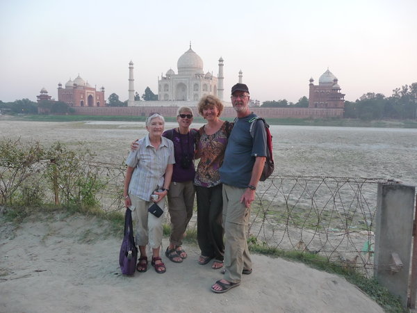 Taj Mahal - les "pelerins"