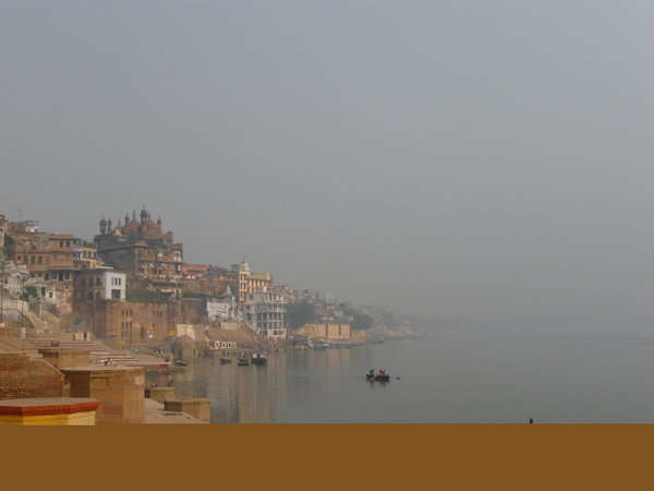 Varanasi - vue sur le Gange