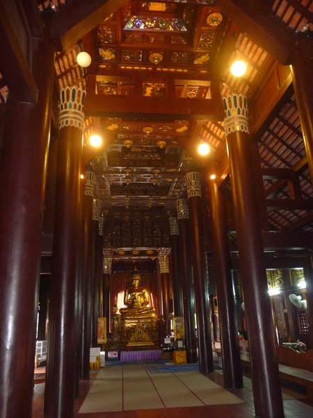 Chiang Mai - interieur temple