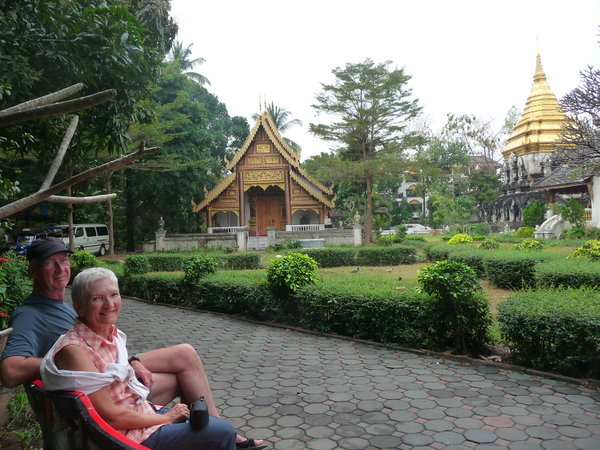Chiang Mai - cour de temple