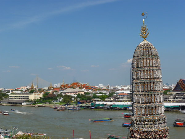Wat Arun - vue d'en haut de la tour