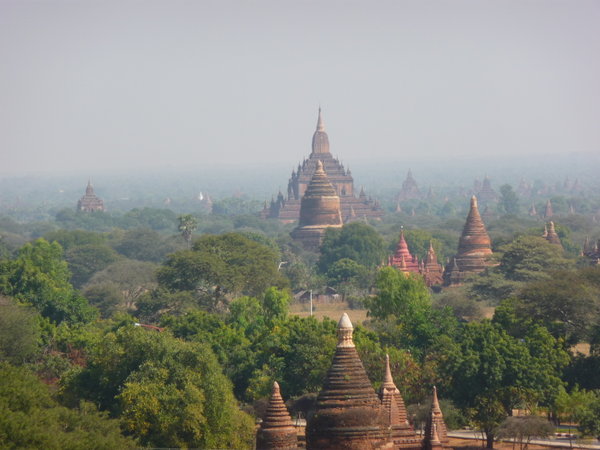 Bagan - vue de la plaine