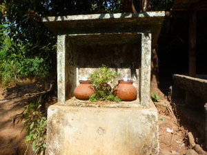 Route - de pots d'eau fraîche