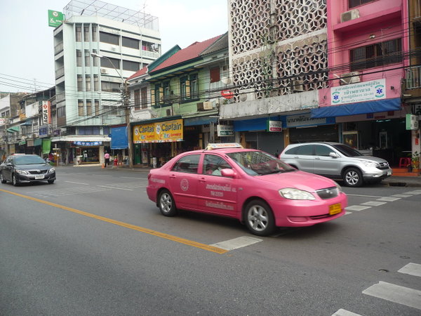 BKK- Pink taxi, une signature de Bangkok