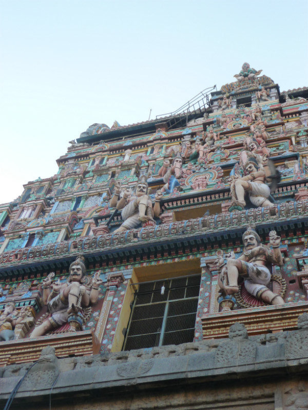 Chidambaram - detail temple Shiva
