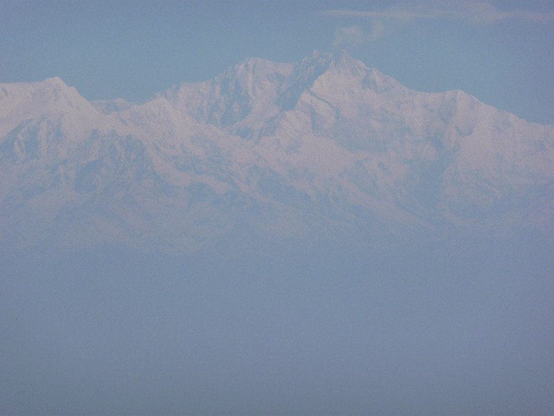 Kanchenjunga - vue de la terrasse de notre guesthouse