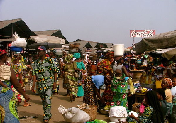 Dantokpa market scene