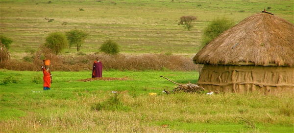 Maasai village