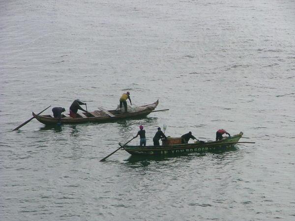 Fishermen near Senya Bereku