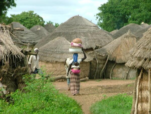 Typical village scene, northern Ghana